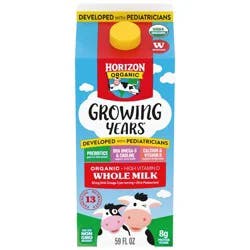 Horizon Organic Growing Years Whole DHA Omega-3 Milk - 59 fl oz
