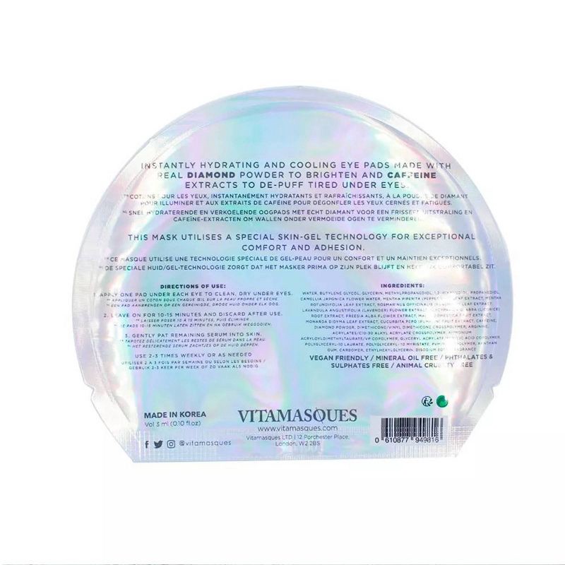 slide 7 of 7, Vitamasques 2 in 1 Diamond Eye Mask - 0.1 fl oz, 0.1 fl oz