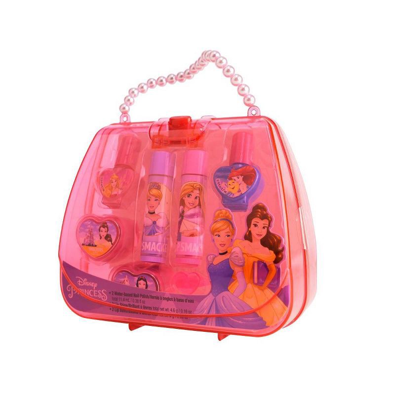 slide 2 of 3, Lip Smacker Disney Tote Bag - Disney Princess - 7ct, 7 ct