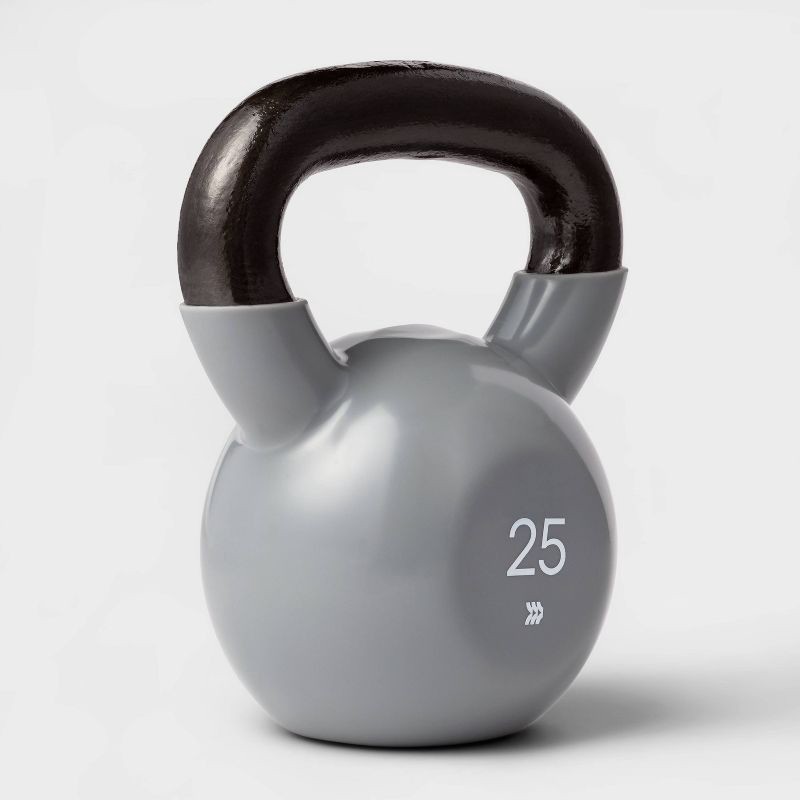 slide 2 of 3, Kettlebell 25lb Gray - All In Motion™, 25 lb