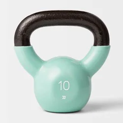 Kettlebell 10lb Aqua - All In Motion™: Iron Weight for Legs & Upper Back