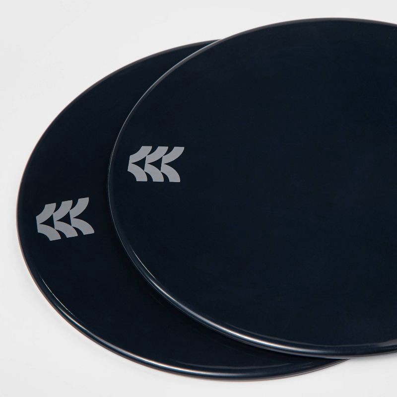 slide 2 of 3, Sliding Core Discs Black/Gray - All In Motion™, 1 ct