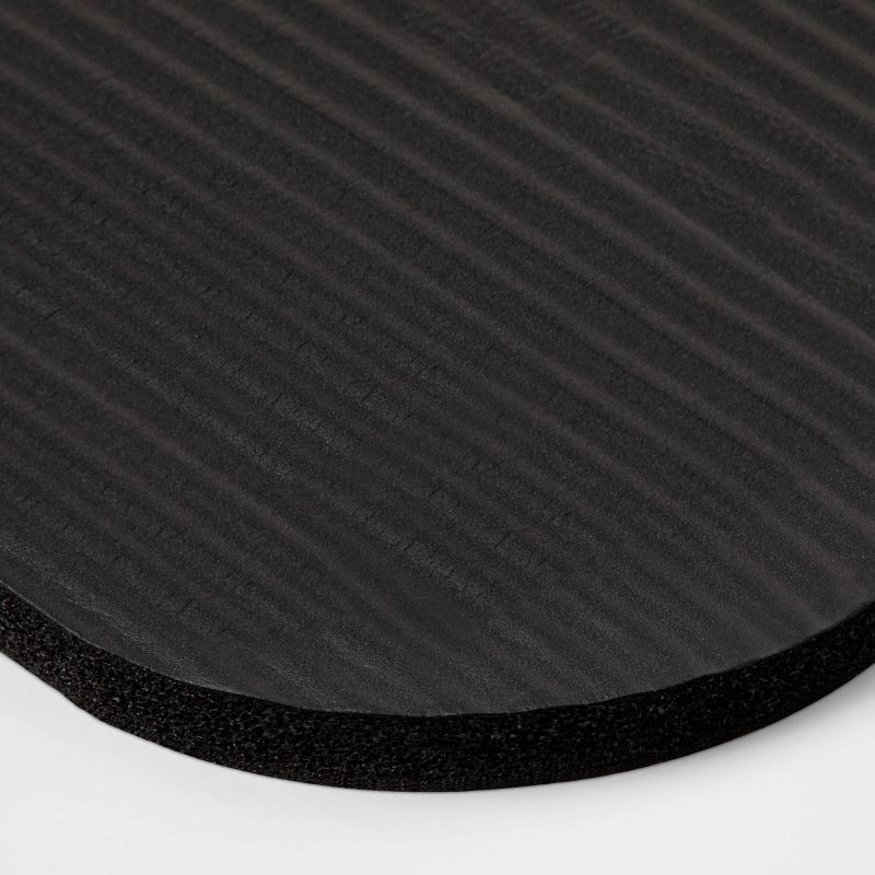 slide 3 of 3, Premium Fitness Yoga Mat 15mm Black - All In Motion™, 1 ct