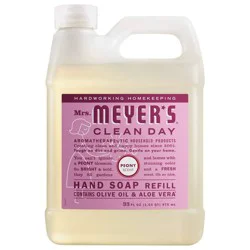 Mrs. Meyer's Clean Day Peony Hand Soap Refill - 33 fl oz