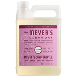 Mrs. Meyer's Clean Day Peony Dish Soap Refill - 48 fl oz