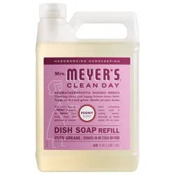 Mrs. Meyer's Clean Day Peony Dish Soap Refill - 48 fl oz
