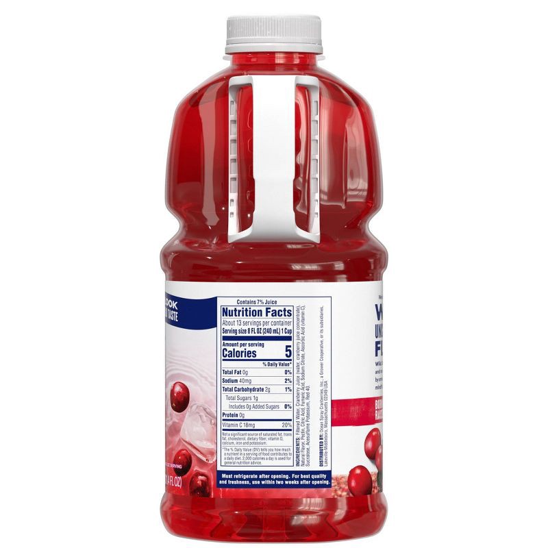 slide 5 of 6, Ocean Spray Diet Cranberry Juice - 101 fl oz Bottle, 101 fl oz