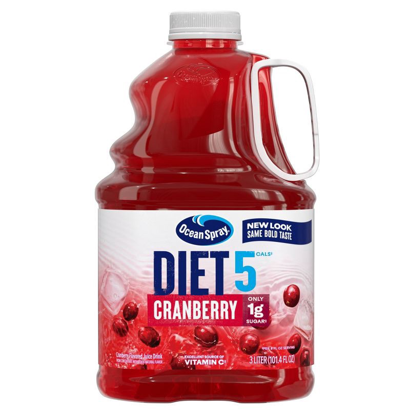 slide 1 of 6, Ocean Spray Diet Cranberry Juice - 101 fl oz Bottle, 101 fl oz