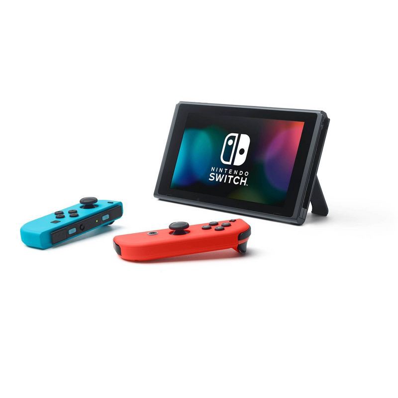 slide 4 of 8, Nintendo Switch with Neon Blue and Neon Red Joy-Con, 1 ct