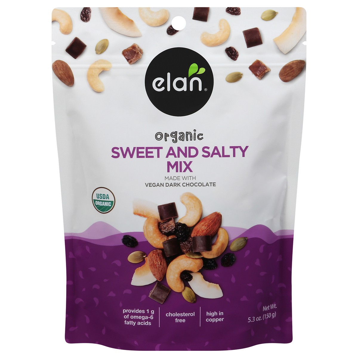 slide 1 of 9, Elan Organic Sweet And Salty Mix - 5.3 oz, 5.3 oz