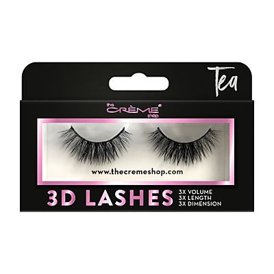 slide 1 of 1, The Crème Shop The Crme Shop 3D Lashes Faux Mink Tea, 1 ct