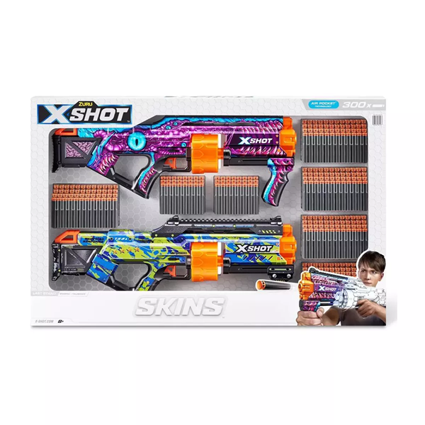 slide 1 of 1, X Shot Skins Last Stand Dart Blaster 2 Pack, 1 ct