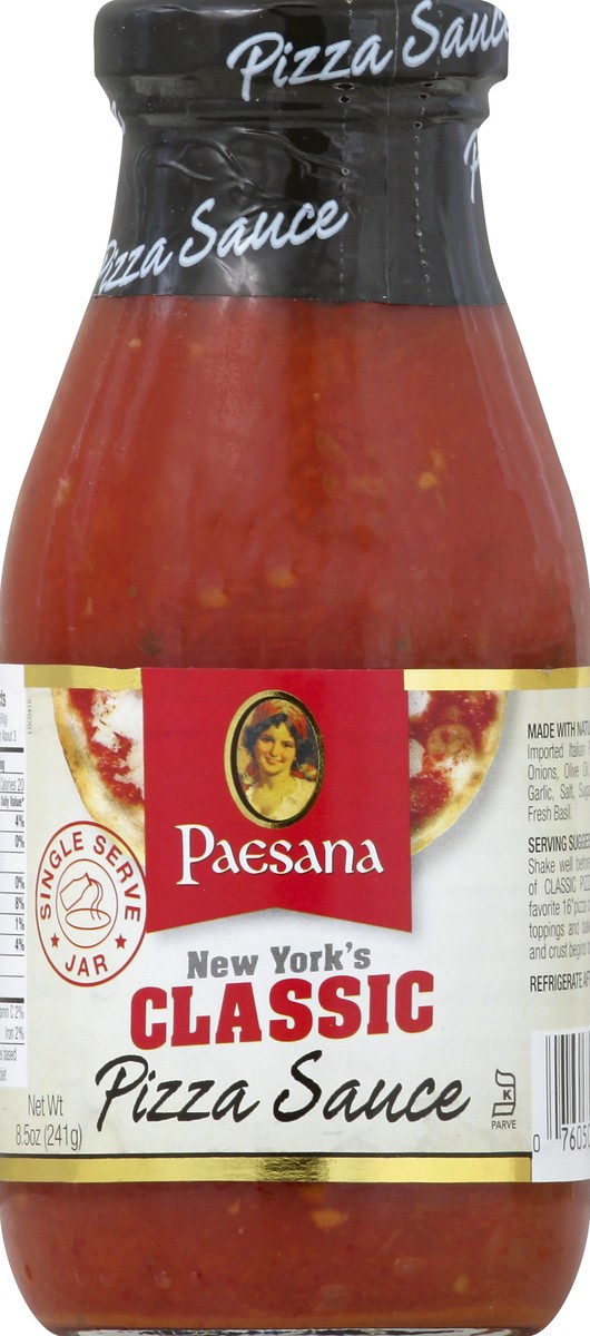 slide 2 of 2, Paesana New York's Classic Pizza Sauce, 8.5 oz