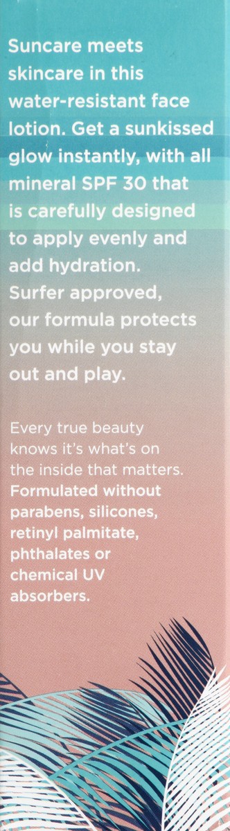 slide 2 of 9, Pacifica UVA/UVB Face Lotion Mineral Broad Spectrum SPF 30 Coconut Glow Sun + Skincare Lotion 1.7 oz, 1.7 oz