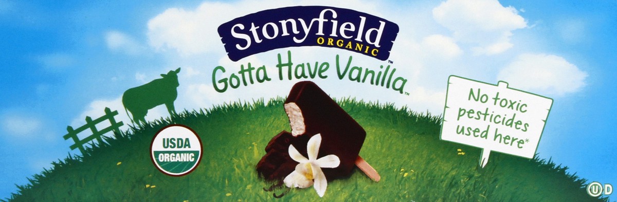 slide 10 of 10, Stonyfield Organic Whole Milk Vanilla Frozen Yogurt Bars 6 ct Box, 18 fl oz