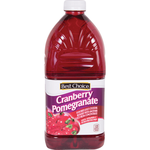 slide 1 of 1, Best Choice Cranberry Pomegranate Juice Cocktail, 64 oz