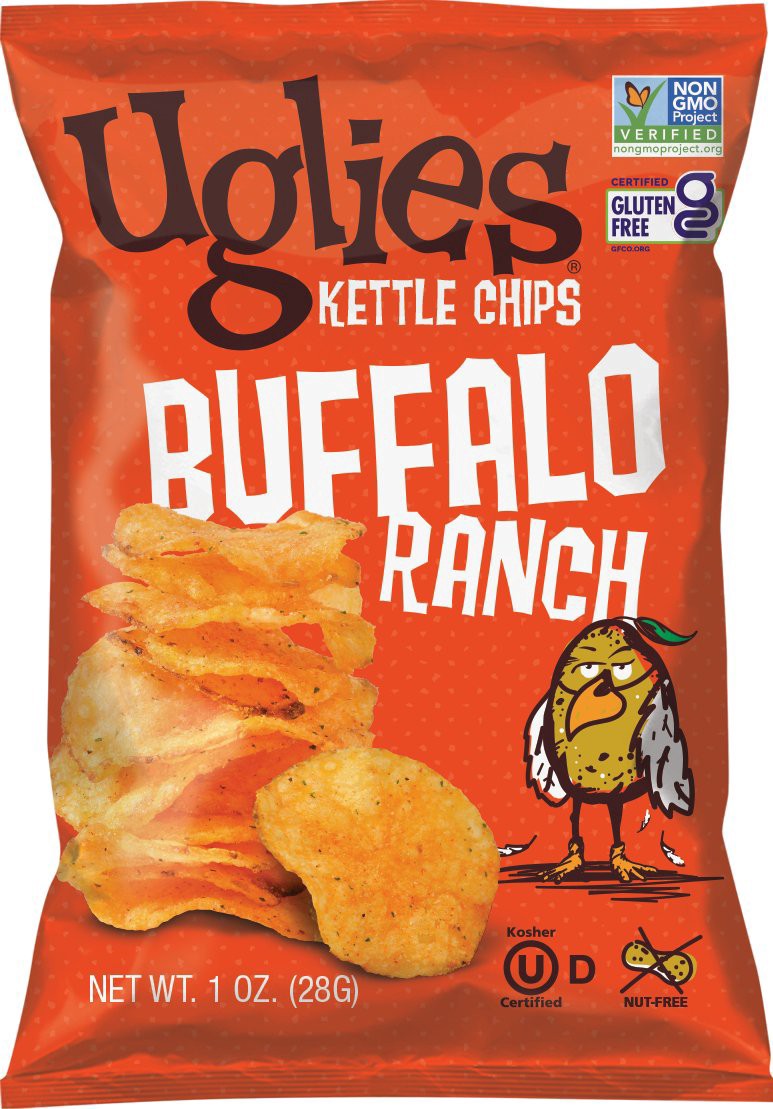 slide 1 of 1, Uglies Buffalo Ranch Chips, 1 oz