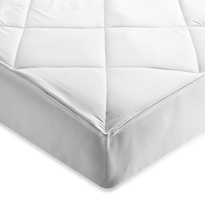 slide 1 of 1, Brookstone Outlast Twin Temperature Regulating Mattress Pad - White, 1 ct