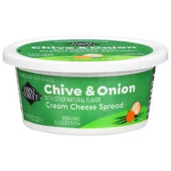 First Street Chive & Onion Cream Cheese Spread