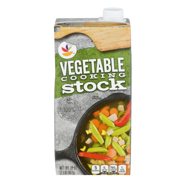 slide 1 of 1, GIANT Vegetable Cooking Stock, 32 oz