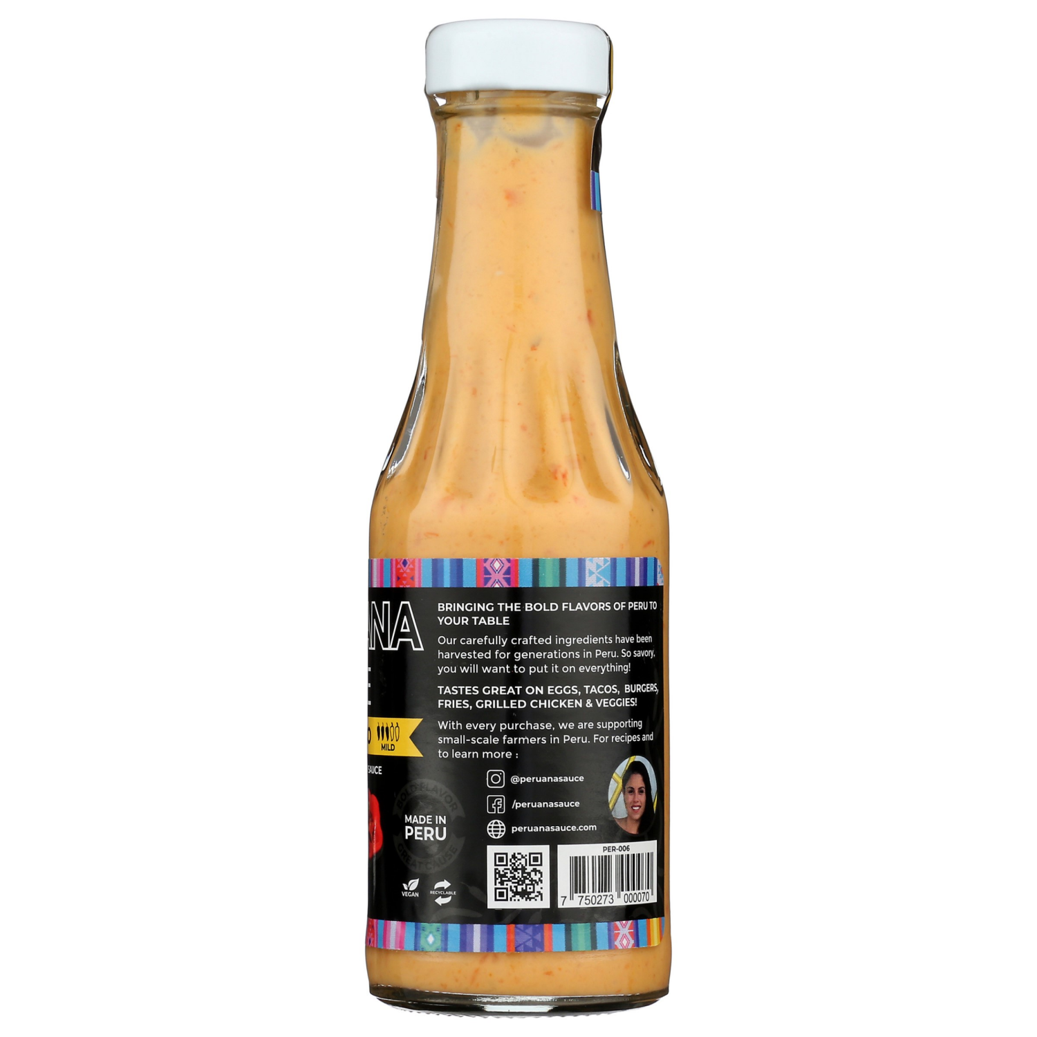 slide 2 of 4, Peruana Sauce, Rocoto Gourmet Spicy Red Pepper Sauce, 7 Oz, 7 oz