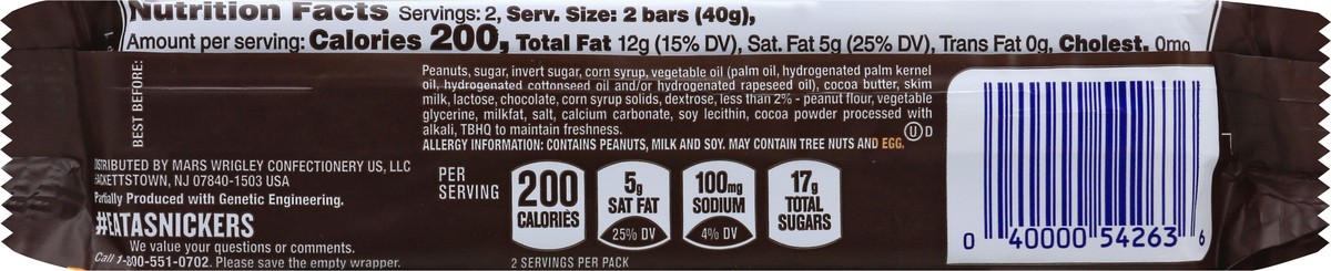 slide 6 of 8, SNICKERS Creamy Peanut Butter Square Milk Chocolate Candy Bars, Share Size, 2.8 oz, 2.8 oz