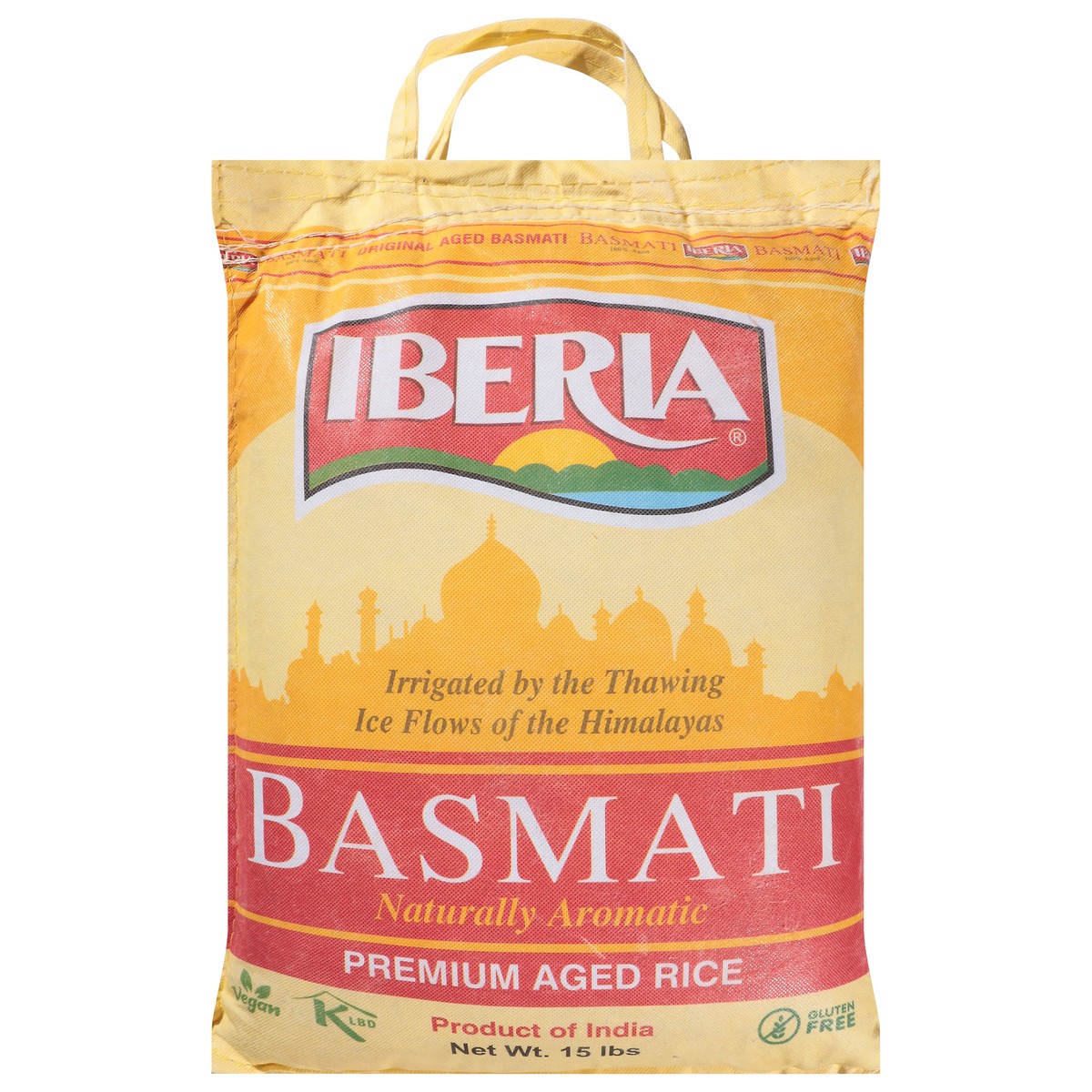 slide 1 of 12, Iberia Basmati Rice, 15 lb