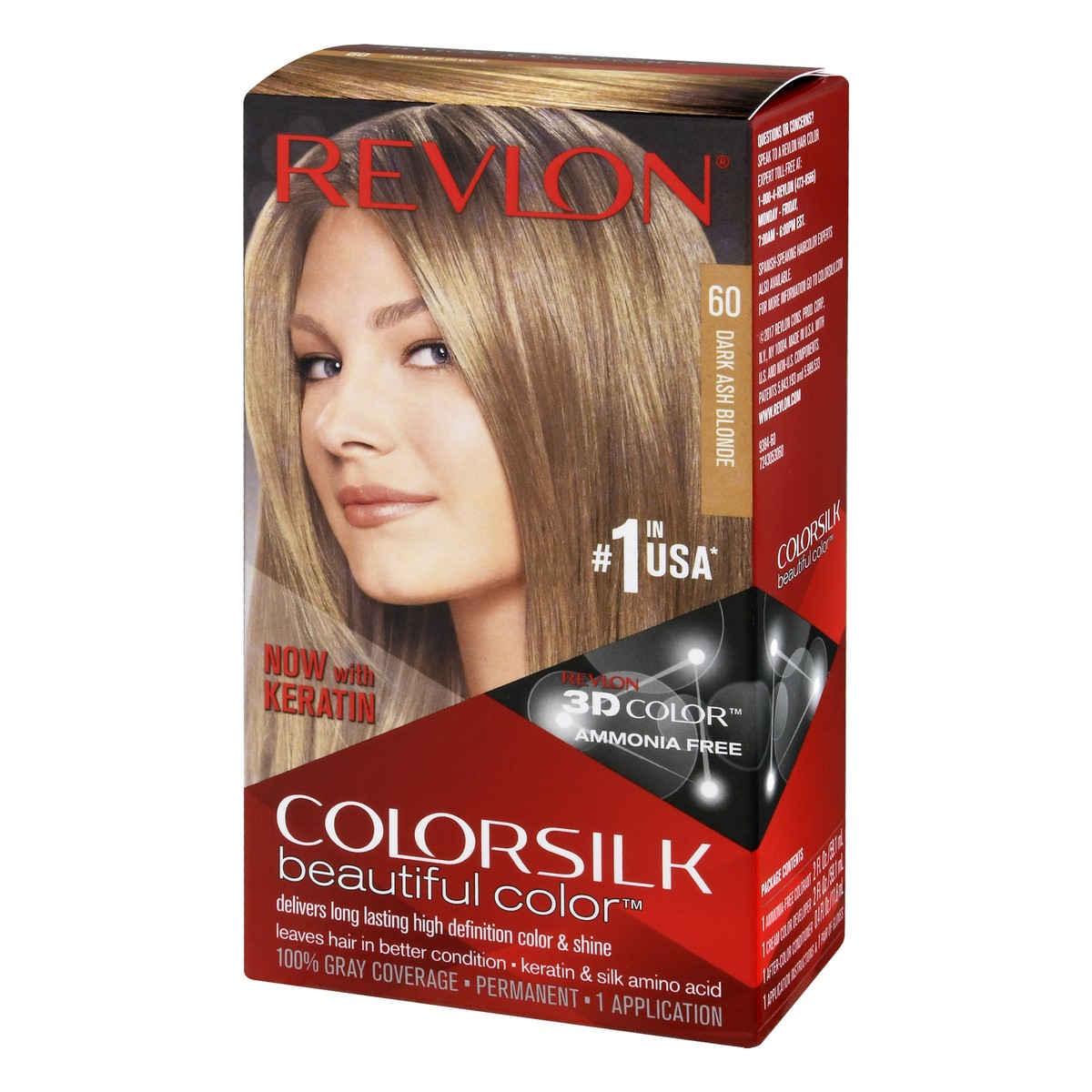 slide 3 of 12, Colorsilk Beautiful Color Dark Ash Blonde 60 Permanent Hair Color 1 ea, 1 kit