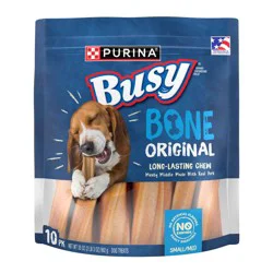 Purina Busy Bone Chewy Pork Flavor Dog Treats - 10ct