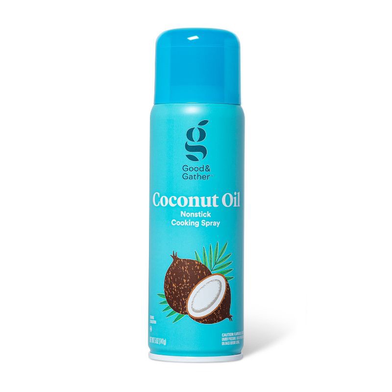 slide 1 of 3, Nonstick Coconut Oil Cooking Spray - 5oz - Good & Gather™, 5 oz