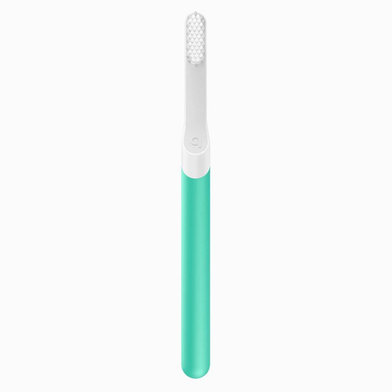 slide 8 of 14, quip Sonic Plastic Electric Toothbrush with Timer & Travel Case/Mount - Green, 1 ct
