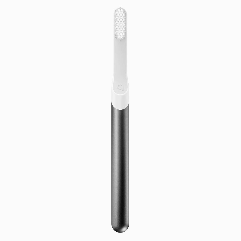 slide 6 of 11, quip Sonic Electric Metal Toothbrush and Travel Case - Slate, 1 ct