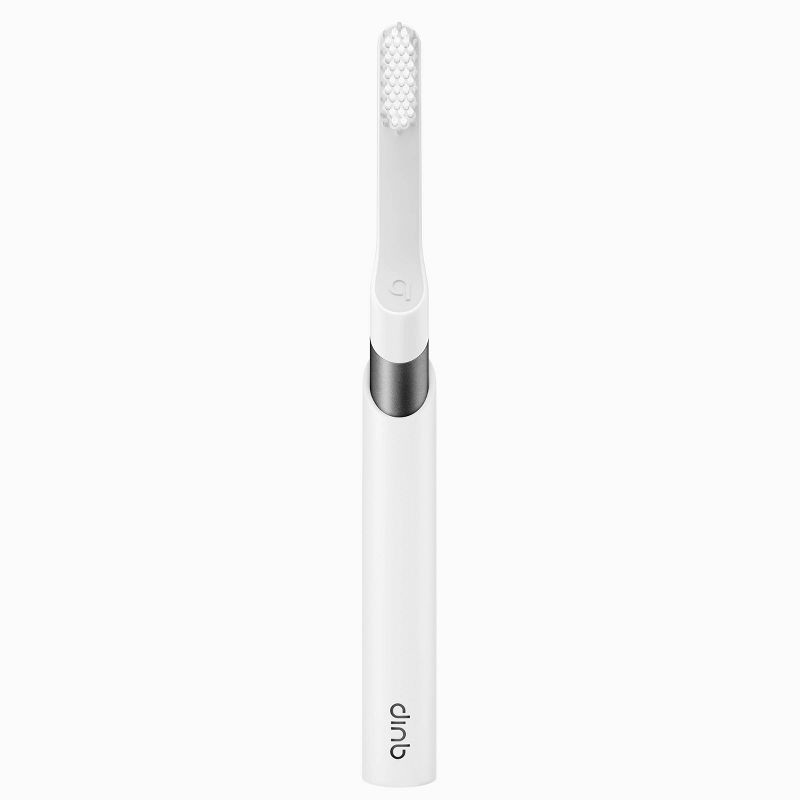 slide 8 of 11, quip Sonic Electric Metal Toothbrush and Travel Case - Slate, 1 ct