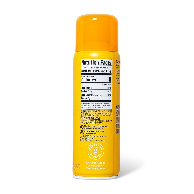 slide 2 of 3, Nonstick Butter Flavored Cooking Spray - 6oz - Good & Gather™, 6 oz