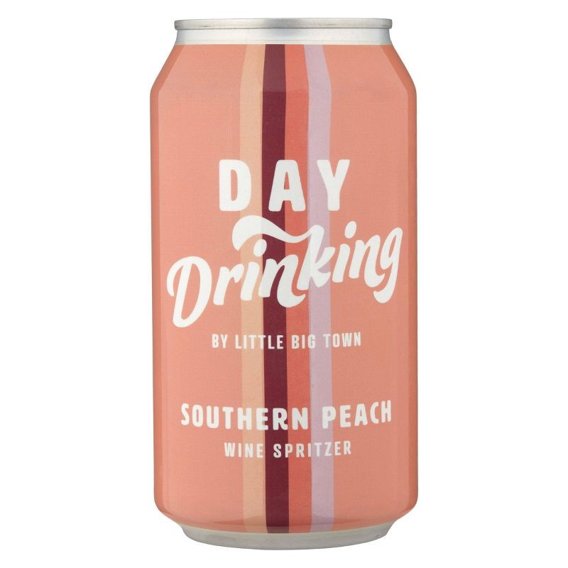 slide 1 of 4, Day Drinking By Little Big Town Day Drinking Southern Peach Wine - 355ml Can, 355 ml