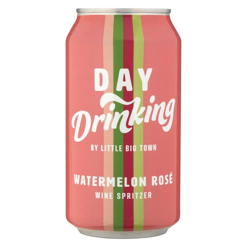 slide 1 of 4, Day Drinking By Little Big Town Day Drinking Watermelon Rosé Wine - 355ml Can, 355 ml
