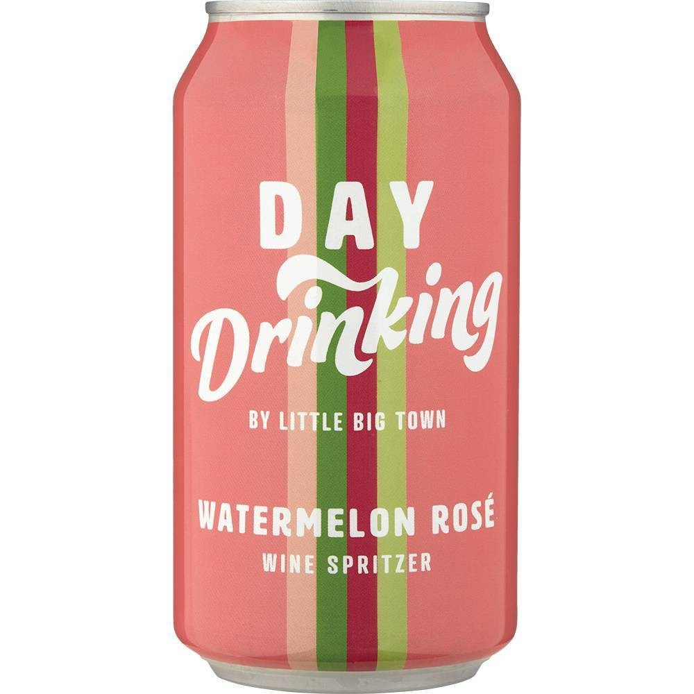 slide 1 of 3, Day Drinking By Little Big Town Day Drinking Watermelon Rosé Wine - 375ml Can, 375 ml