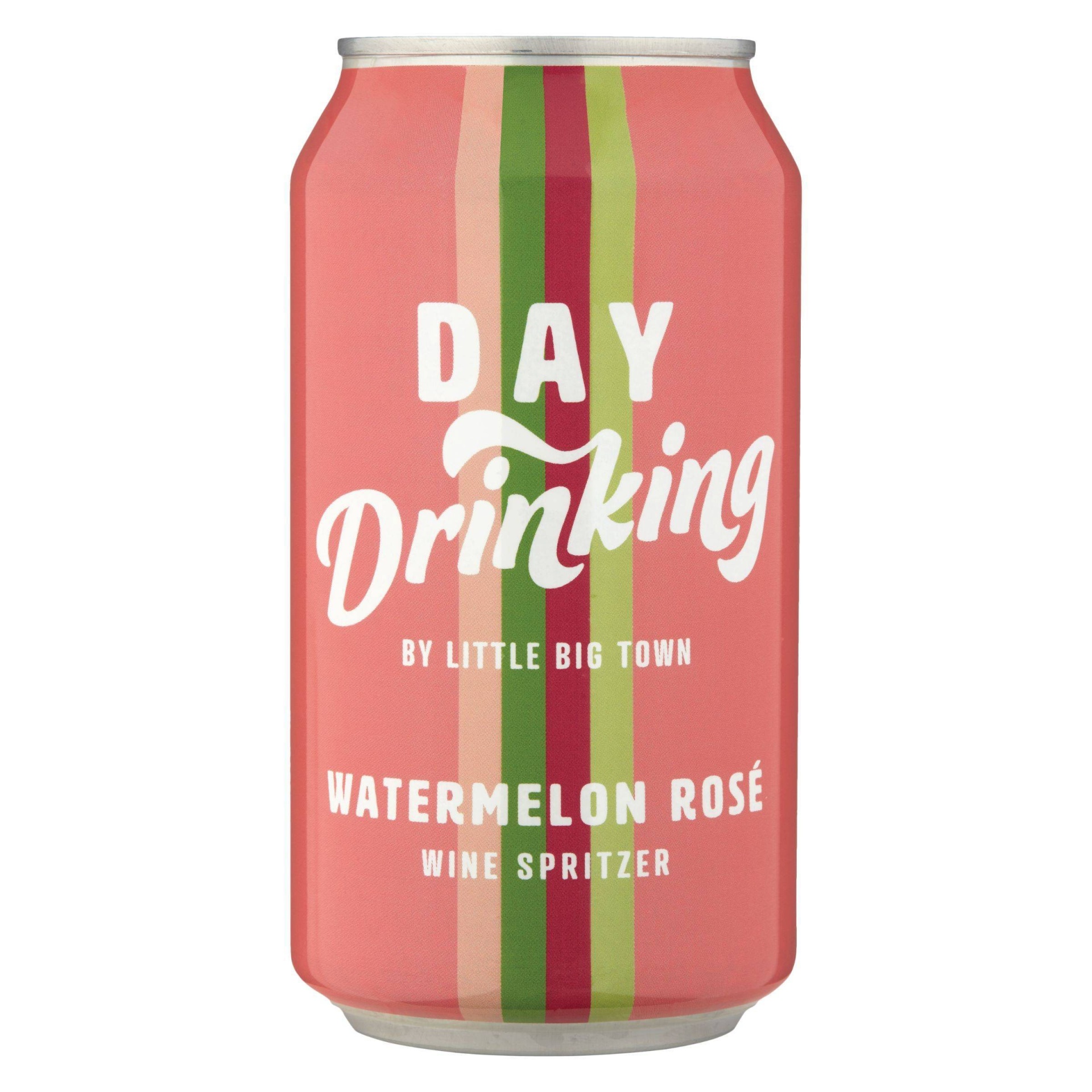 slide 1 of 4, Day Drinking By Little Big Town Day Drinking Watermelon Rosé Wine - 375ml Can, 375 ml