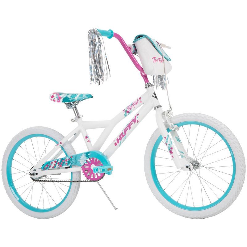 slide 6 of 6, Huffy Too Fab 20" Kids' Bike - White, 1 ct