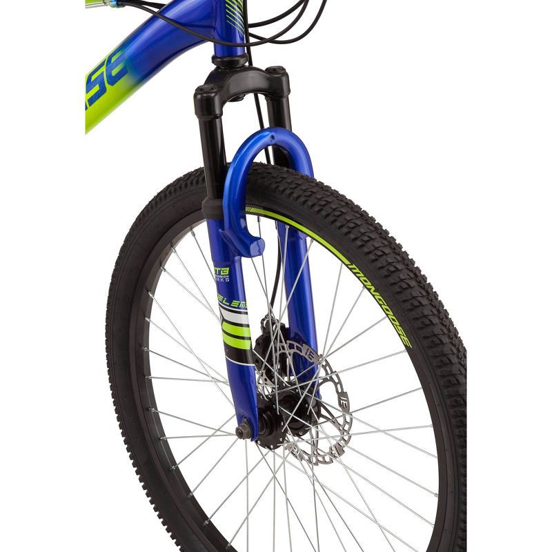 slide 3 of 7, Mongoose Scepter 24" Mountain Bike - Green/Blue, 1 ct