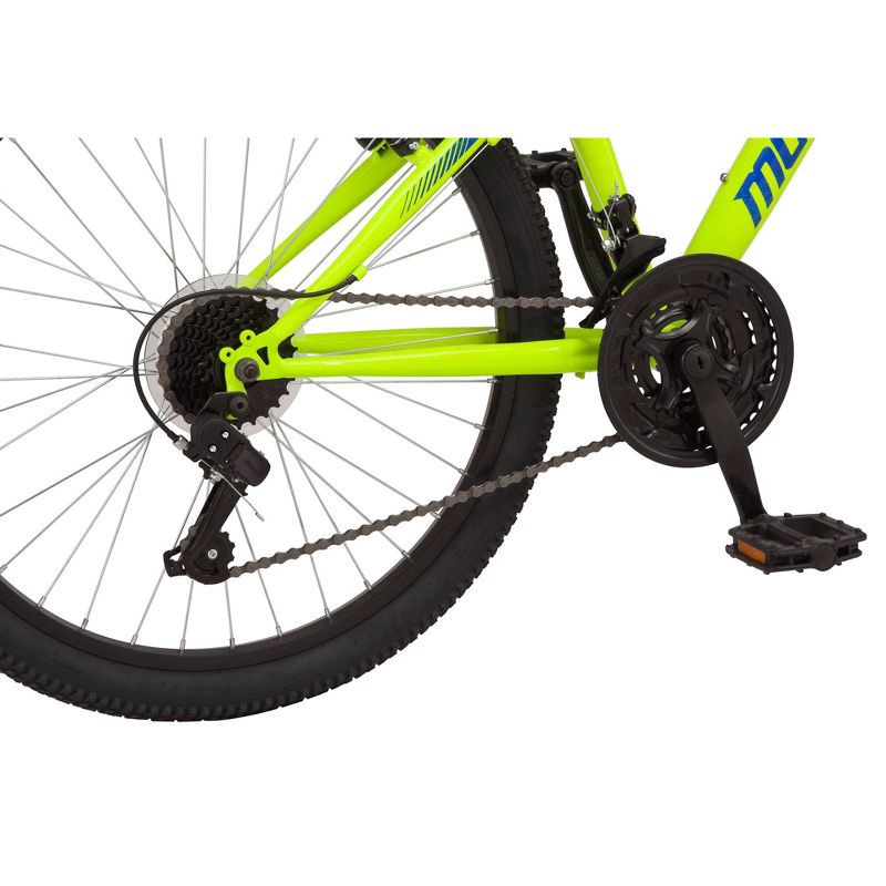 slide 4 of 7, Mongoose Scepter 24" Mountain Bike - Green/Blue, 1 ct