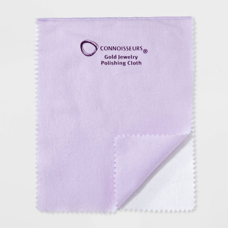 slide 1 of 3, Connoisseurs All-Purpose Jewelry Gold Polishing Cloth: Cleaner for Gold Surfaces, Not for Pearl or Opal, 1 ct