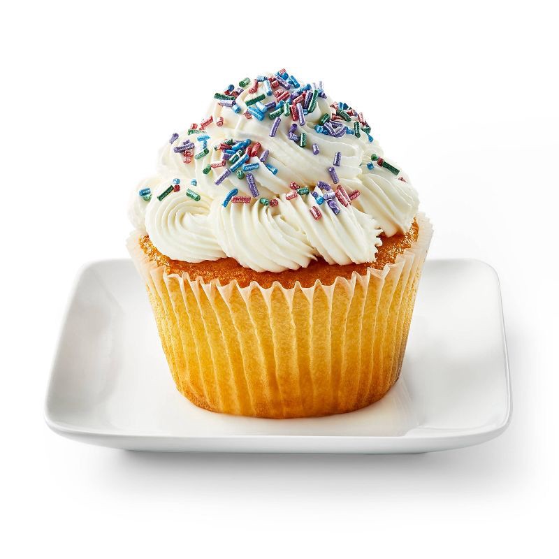 slide 2 of 3, Vanilla Filled Jumbo Cupcake - 6oz - Favorite Day™, 6 oz