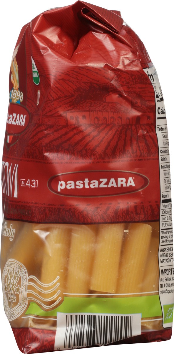 slide 4 of 11, pastaZARA No. 43 Organic Rigatoni 16 oz, 1 lb