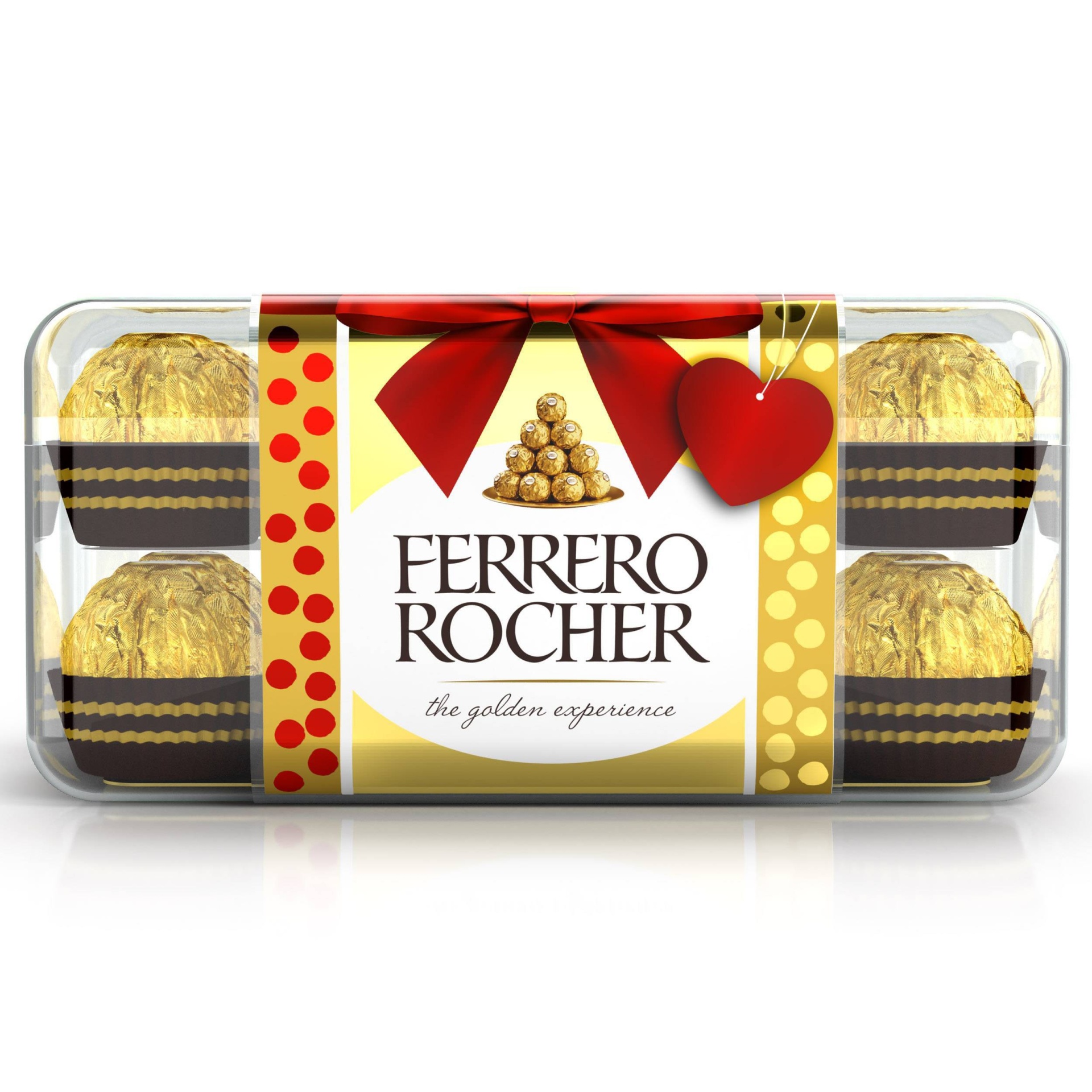 slide 1 of 5, Ferrero Rocher Valentine's Fine Hazelnut Chocolates, 7 oz