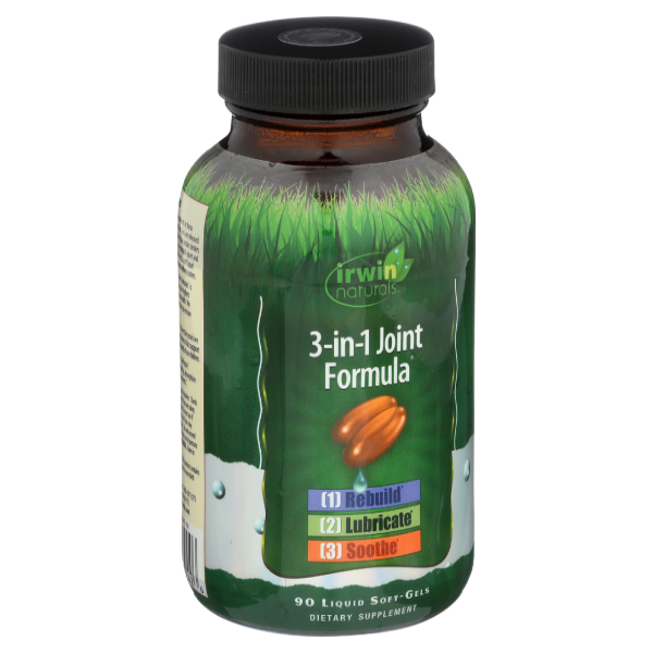 slide 1 of 1, Irwin Naturals 3-In-1 Joint Formula Plus Bioperine Softgels, 90 ct