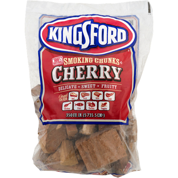 slide 1 of 1, Kingsford Cherry Smoking Chunks 350 cubic inch bag, 1 ct