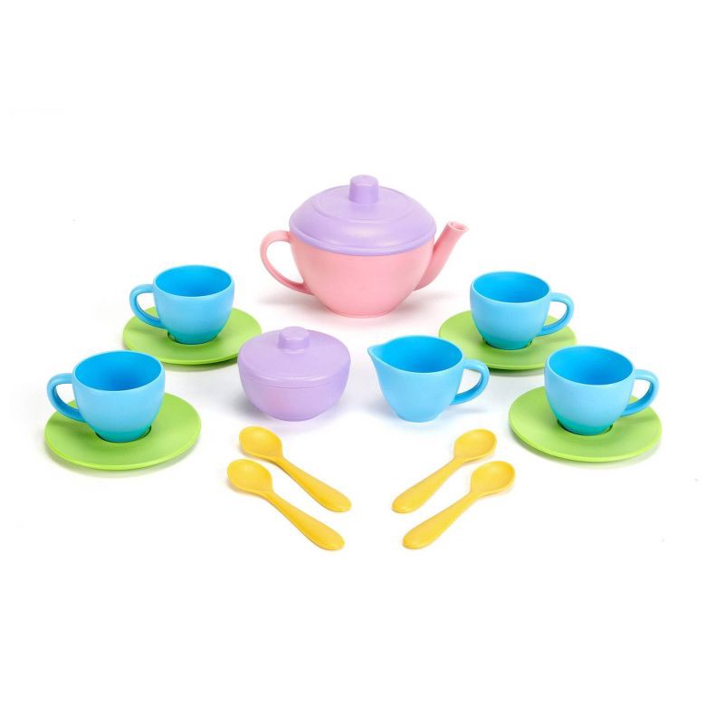 slide 1 of 7, Green Toys Tea Set, 1 ct