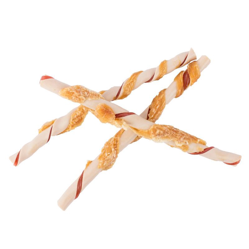 slide 3 of 11, DreamBone Chicken and Vegetable Twist Sticks Dog Treats - 50ct/12.3oz, 50 ct, 12.3 oz