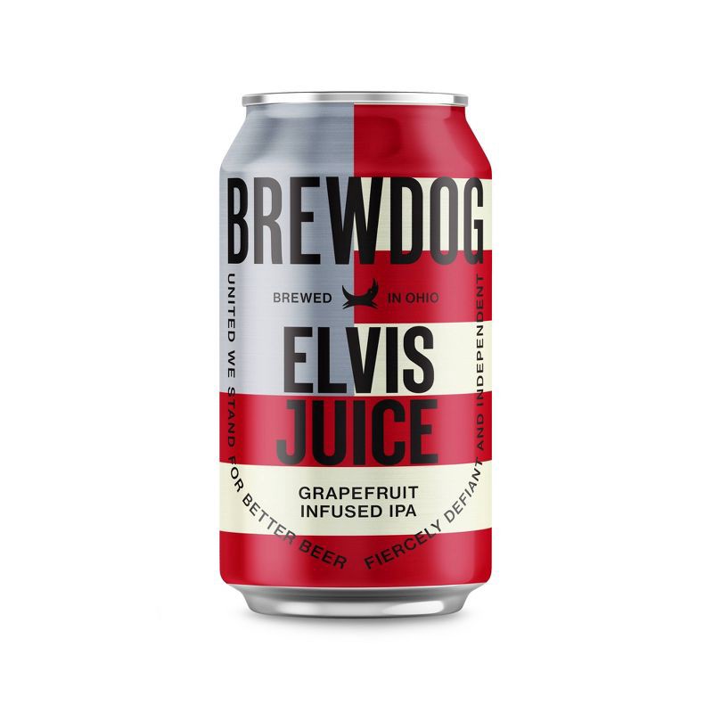 slide 2 of 4, BrewDog Elvis Juice IPA Beer - 6pk/12 fl oz Cans, 6 ct; 12 fl oz